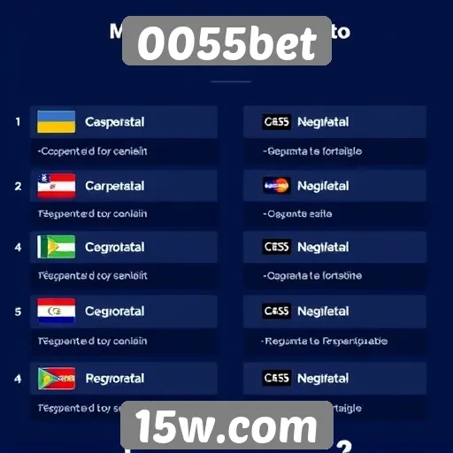 Métodos de pagamento aceitos no 0055bet